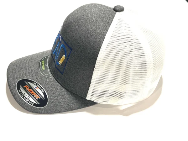 Gray and white Lead Your One Life hat